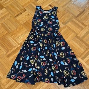 Dot dot smile hot air balloon dress, girls 8/10